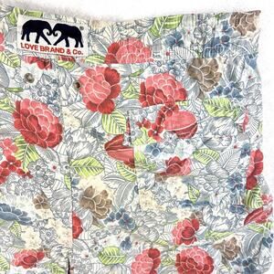 Love Brand & Co Ltd Ed Mens XL Best Bunch Floral Peonies Swim Trunks Shorts